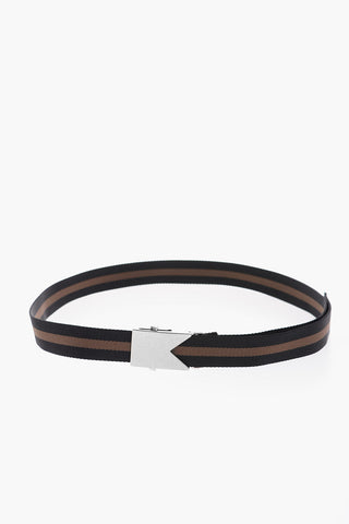 Two-Tone Industrial Belt with Silver Closure 30mm