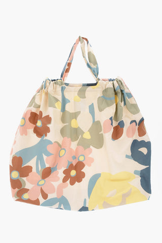 Maxi Borsa Tote a Fantasia Floreale