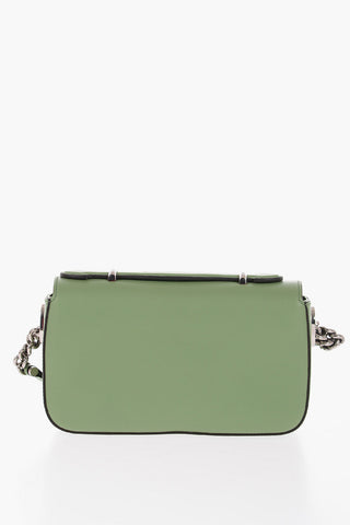 Leather PETITE GG Crossbody Bag with Silver-Tone Logo