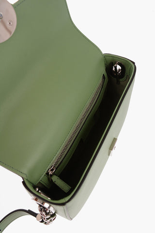 Leather PETITE GG Crossbody Bag with Silver-Tone Logo