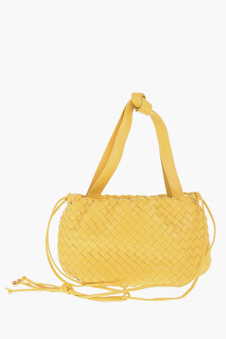 Braided Leather Mini Shoulder Bag
