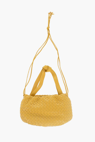 Braided Leather Mini Shoulder Bag