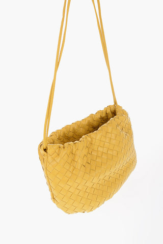 Braided Leather Mini Shoulder Bag