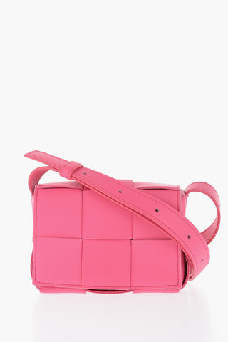 Braided Leather CANDY CASSETTE Mini Crossbody Bag