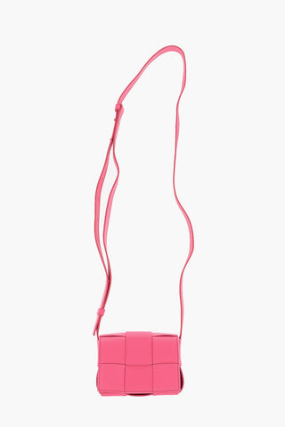 Braided Leather CANDY CASSETTE Mini Crossbody Bag