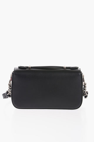 Leather PETITE GG Crossbody Bag with Silver-Tone Logo