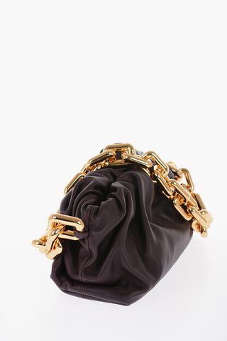 Leather Bag THE CHAIN POUCH with Magnetic Closure