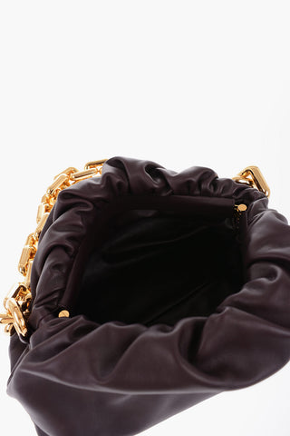Leather Bag THE CHAIN POUCH with Magnetic Closure