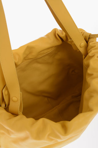 Leather BULB Shoulder Bag with Golden Details