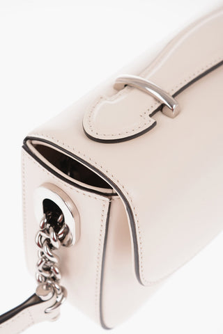 Leather PETITE GG Crossbody Bag with Silver-Tone Logo