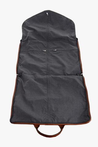 Solid Color Garment Bag with Contrasting Details