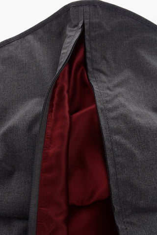 Solid Color Garment Bag with Contrasting Details