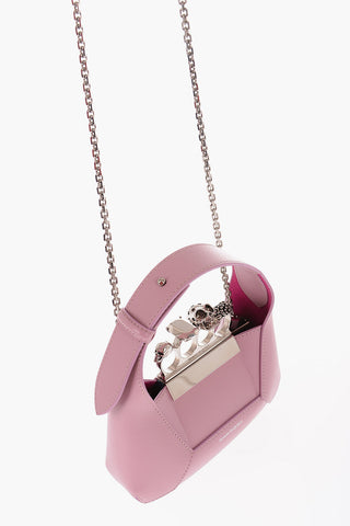 Leather JEWEL KNUCKLES Hobo Bag