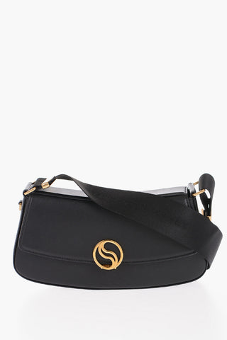 Borsa a spalla in Ecopelle con Monogram Dorato