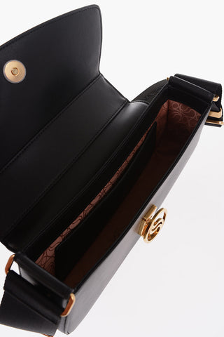 Borsa a spalla in Ecopelle con Monogram Dorato