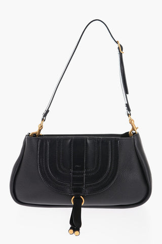 Borsa a Spalla in Pelle Martellata 