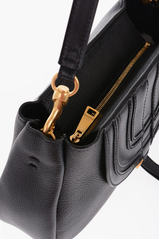Borsa a Spalla in Pelle Martellata 