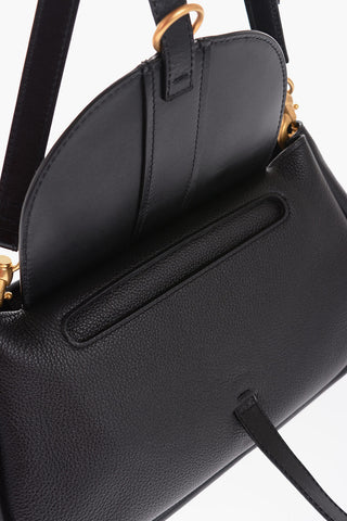 Borsa a Spalla in Pelle Martellata 