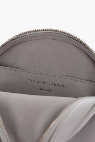 Solid Color Faux Leather Pouch with Perforated Logo