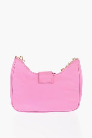 JEANS COUTURE Borsa a Spalla in Tinta Unita con Fibbia Barocca