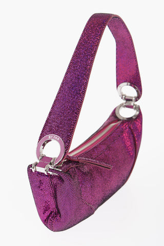 Metallic Soft Leather MINI AMIRA Shoulder Bag