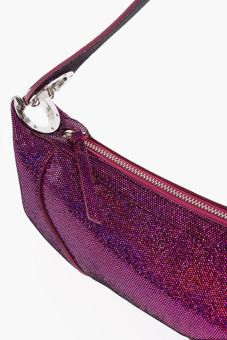 Metallic Soft Leather MINI AMIRA Shoulder Bag