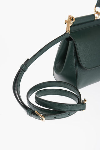 Saffiano Leather SICILY Handbag with Removable Shoulder Strap