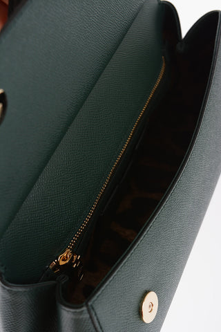Saffiano Leather SICILY Handbag with Removable Shoulder Strap