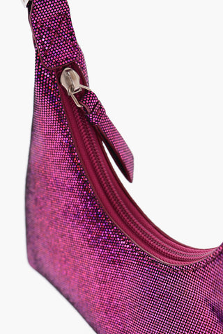 Borsa a Spalla MINI AMBER In Pelle Morbida Lame'