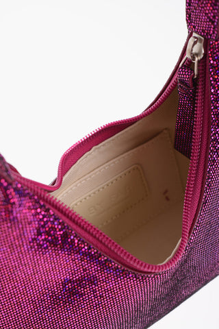 Borsa a Spalla MINI AMBER In Pelle Morbida Lame'