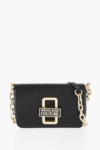 JEANS COUTURE Borsa a Tracolla in Ecopelle con Catena Dorata