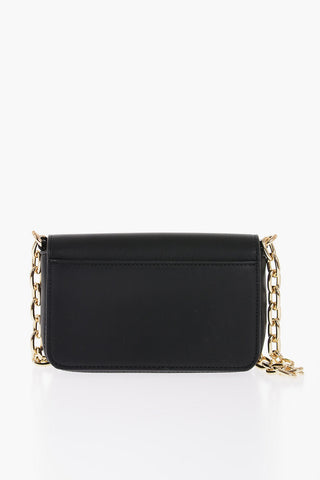 JEANS COUTURE Borsa a Tracolla in Ecopelle con Catena Dorata