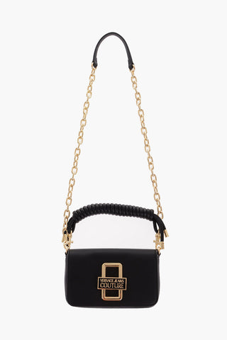 JEANS COUTURE Borsa a Tracolla in Ecopelle con Catena Dorata