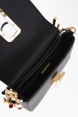 JEANS COUTURE Borsa a Tracolla in Ecopelle con Catena Dorata
