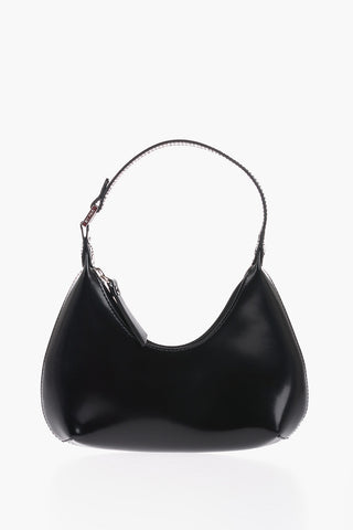 Borsa a Spalla BABY AMBER in Pelle Semi-Verniciata