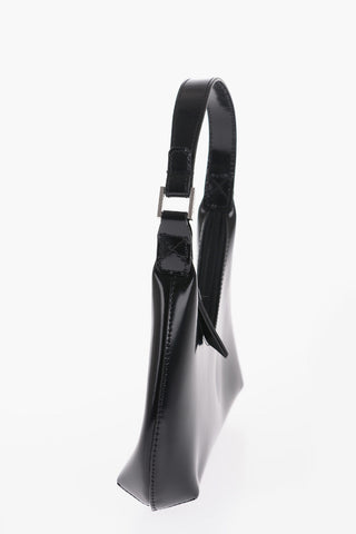 Semi Patent Leather BABY AMBER Shoulder Bag