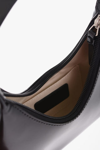 Borsa a Spalla BABY AMBER in Pelle Semi-Verniciata