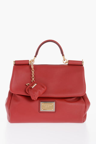 Borsa a Mano SICILY in Pelle con Charm Removibile