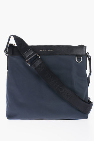 Nylon BROOKLYN Crossbody Bag with Leather Details