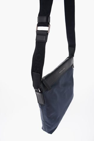Nylon BROOKLYN Crossbody Bag with Leather Details