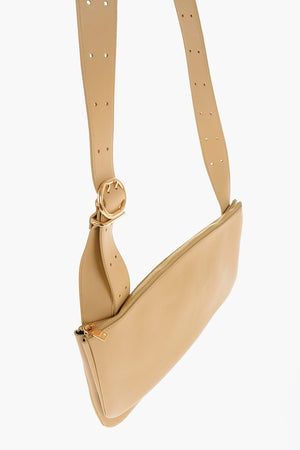 Borsa a Spalla in Pelle a Tinta Unita