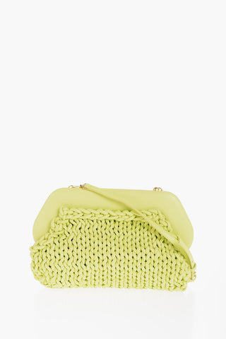 Fluo Effect Braided-Motif BIOS Shoulder Bag
