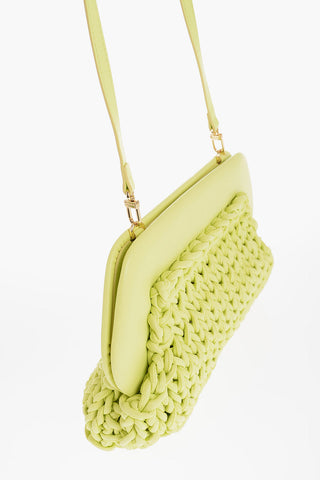 Fluo Effect Braided-Motif BIOS Shoulder Bag