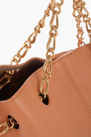 Solid color GATHER Bag with Decorative Chain
