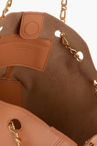 Solid color GATHER Bag with Decorative Chain