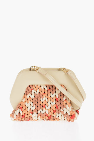Braided Motif SAHARA Mini Pochette with Removable Shoulder Straps