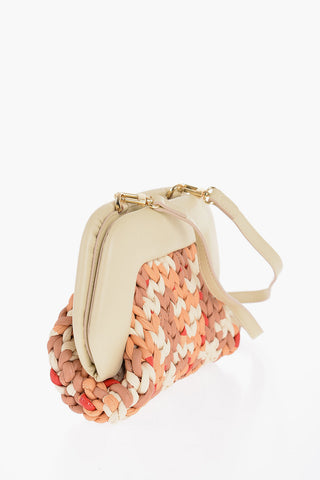 Braided Motif SAHARA Mini Pochette with Removable Shoulder Straps
