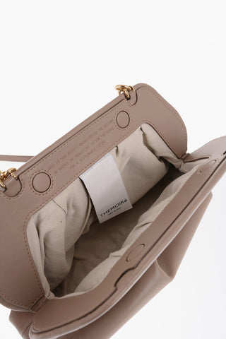 Borsa a Spalla In Ecopelle Pieghettata con Charm Decorativo