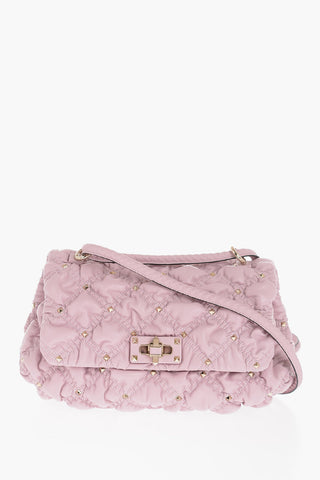 GARAVANI Quilted Leather ROCKSTUD Crossbody Bag with Studs