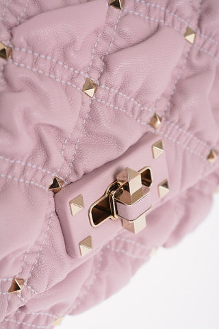 GARAVANI Quilted Leather ROCKSTUD Crossbody Bag with Studs
